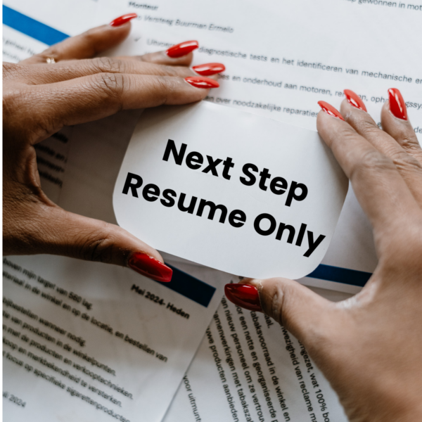 Next Step Resume Services Only